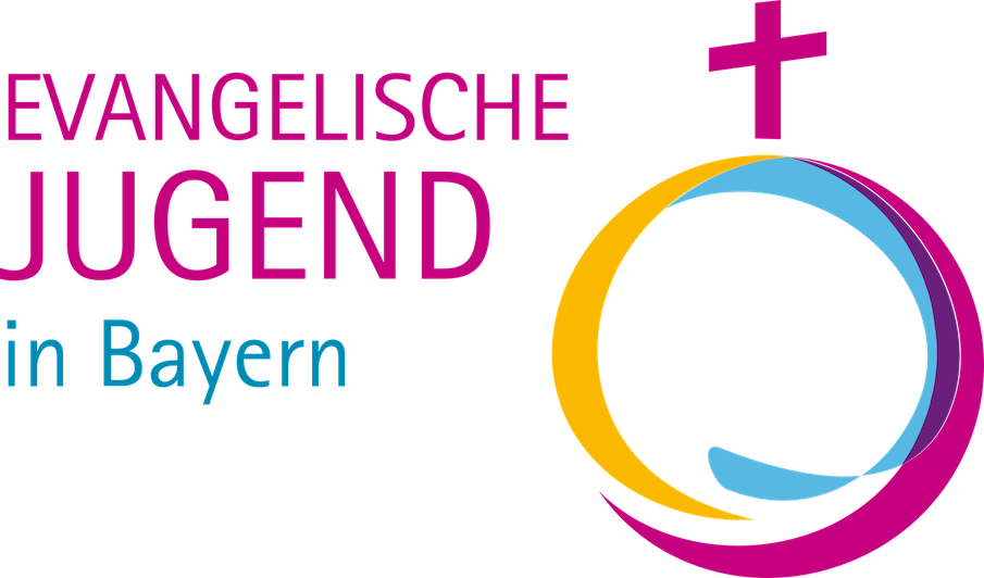 Kugelkreuz-Logo der evangelischen Jugend in Bayern
