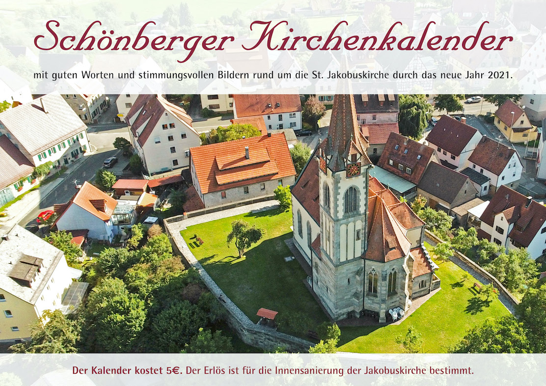 Bald erhältlich – Kirchenkalender 2021